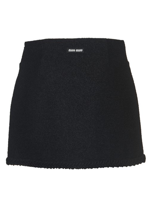 Bouclé miniskirt MIU MIU | MG18982E37S231F0002